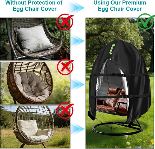 Double egg chair cover - chair,