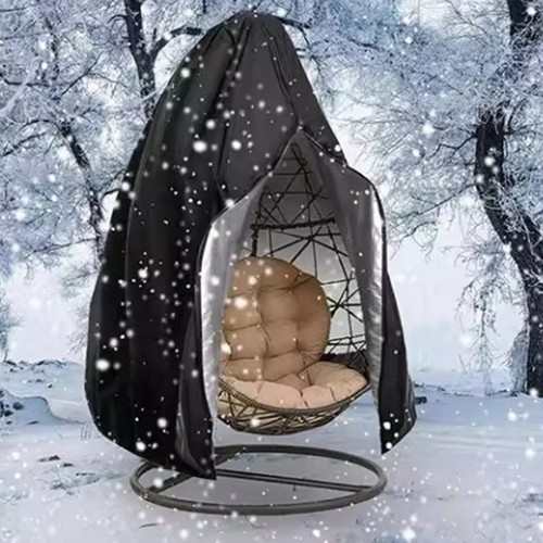 420d black egg chair cover - black, for